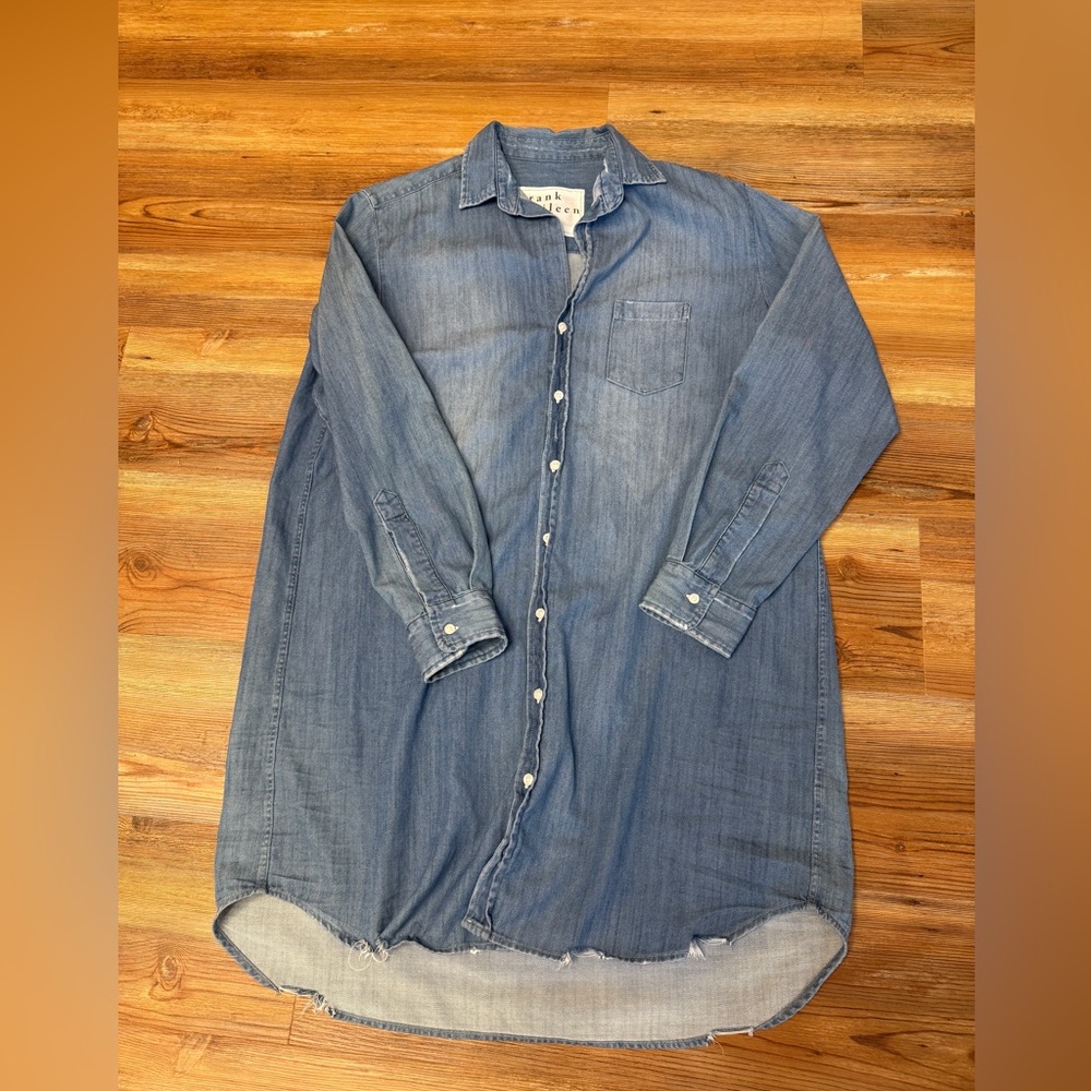 Frank & Eileen Mary shirt dress blue denim